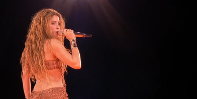 Shakira em apresentação em Copacabana Foto: Reprodução/TV Globo