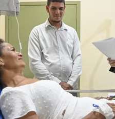 Noiva passa mal antes do casamento e é surpreendida por cerimônia em hospital no Acre Foto: Gleilson Miranda/Secom TJ-AC