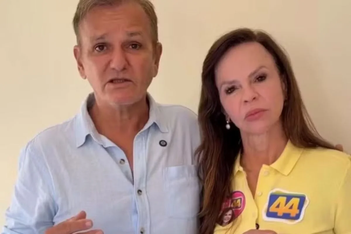 Foto colorida de Siqueira Campos Júnior e Professora Dorinha