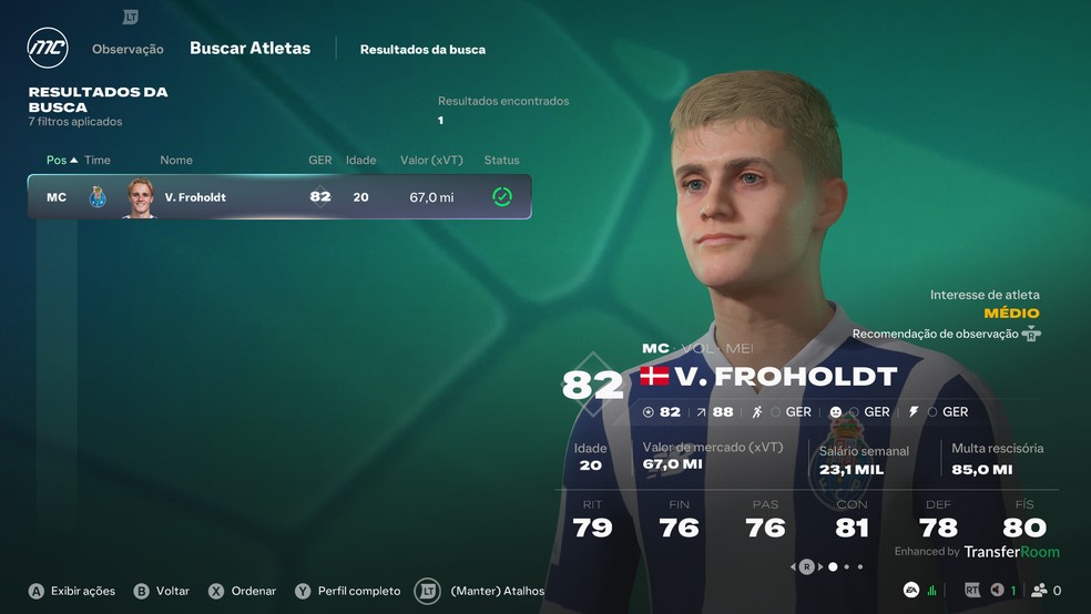 EA FC 27: 10 volantes mais promissores para contratar no Modo Carreira